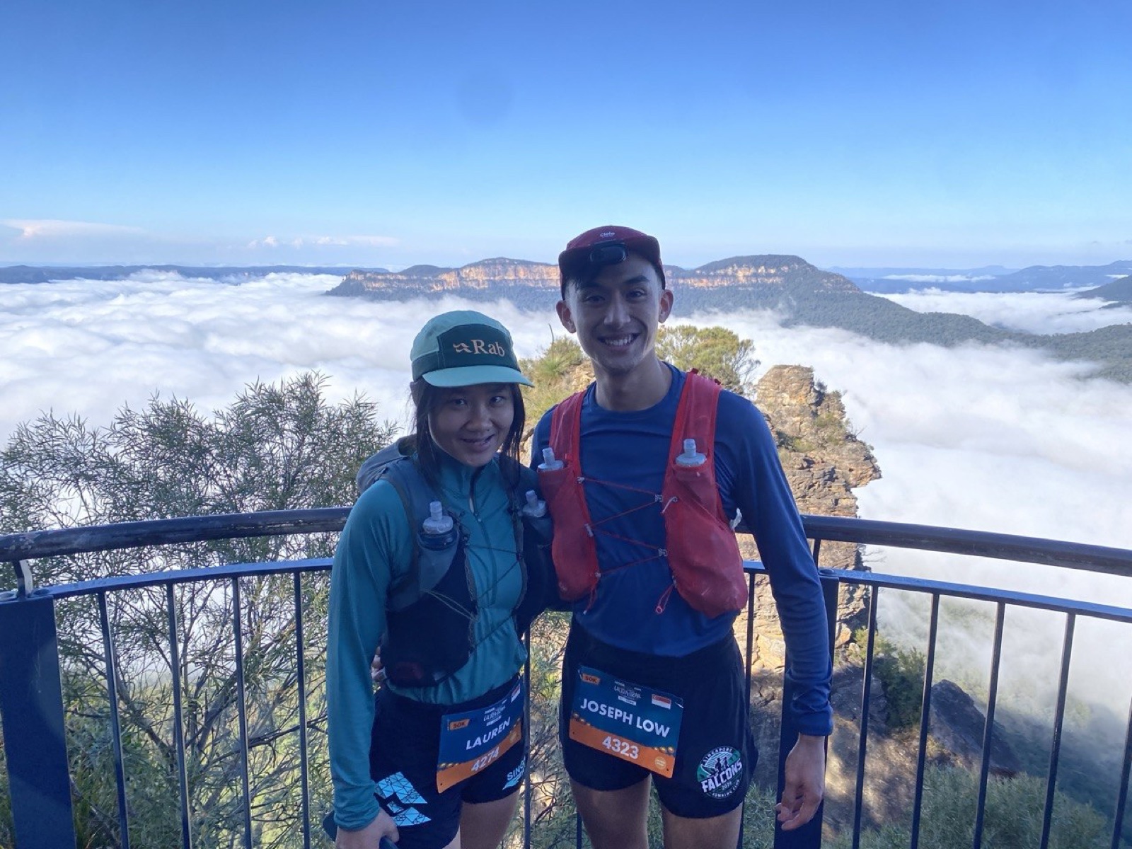 Lauren and Joseph in the Blue Mountains, Australia